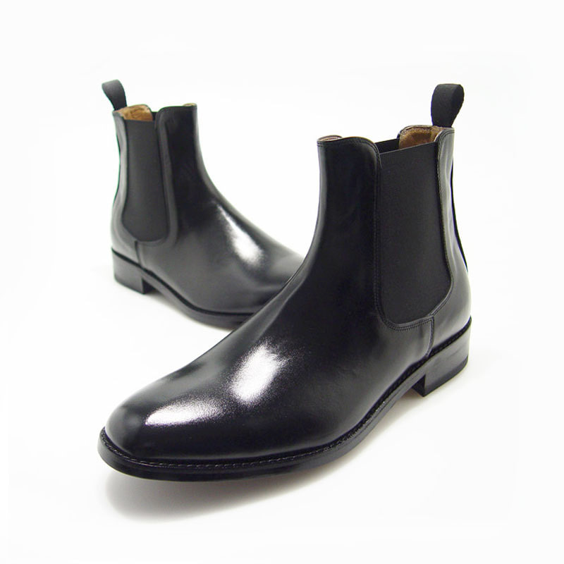URBAN BOOTS Black Chelsea Boots (6RX 5541 DBB)